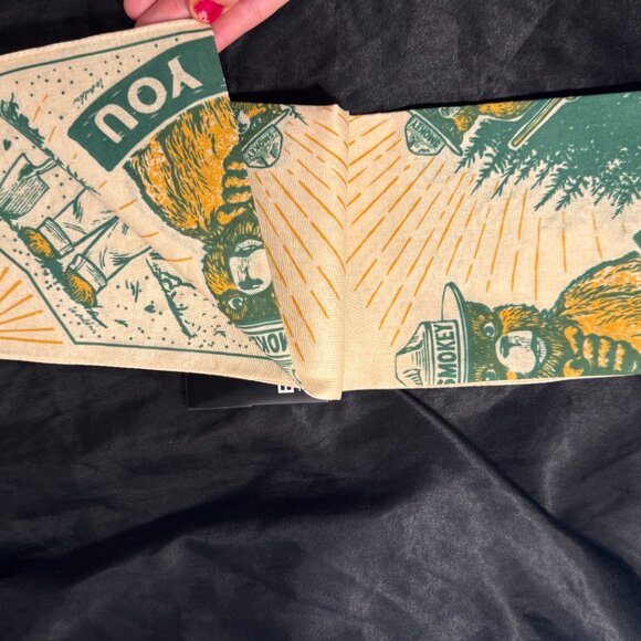 Vintage Smokey Bear Bandana | 100% Cotton | 21"x21" - Picture 6 of 6